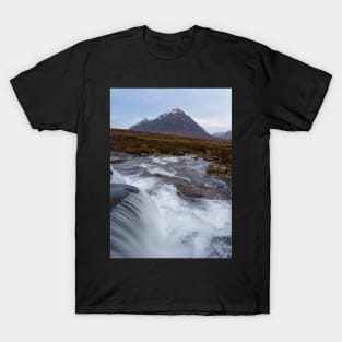 Buachaille Etive Mor and river Etive T-Shirt